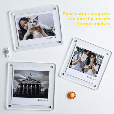 Acrylic Magnetic Photo Frame with Strong Magnet