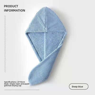 Microfiber Hair Drying Cap Super Absorbent Quick Dry Towel