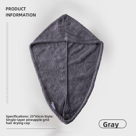 Microfiber Hair Drying Cap Super Absorbent Quick Dry Towel