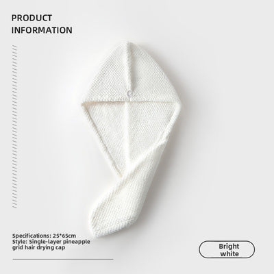 Microfiber Hair Drying Cap Super Absorbent Quick Dry Towel