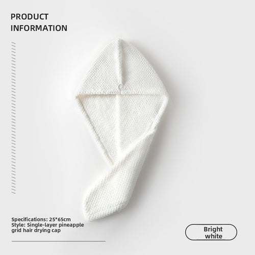 Microfiber Hair Drying Cap Super Absorbent Quick Dry Towel