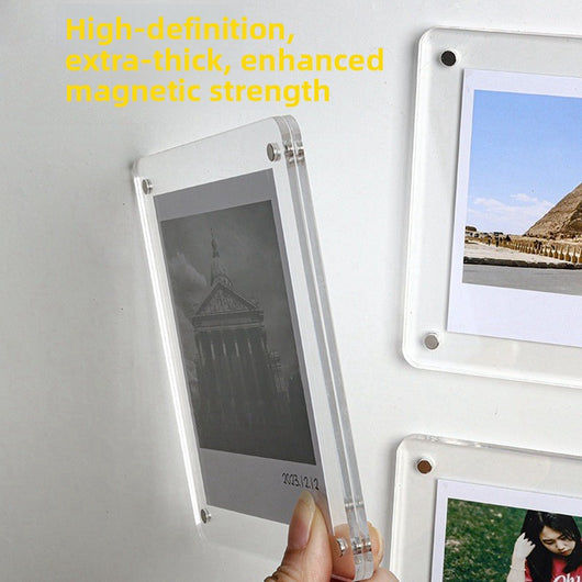 Acrylic Magnetic Photo Frame with Strong Magnet