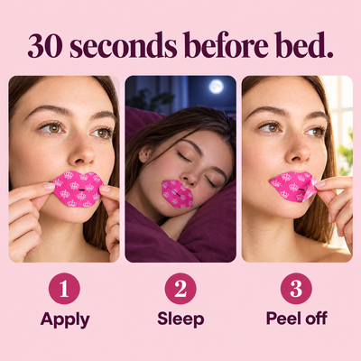 3 steps, 30 seconds before bed