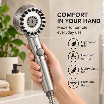 PureFlow ergonomic handheld grip