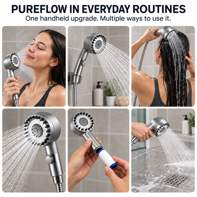 PureFlow everyday shower routines