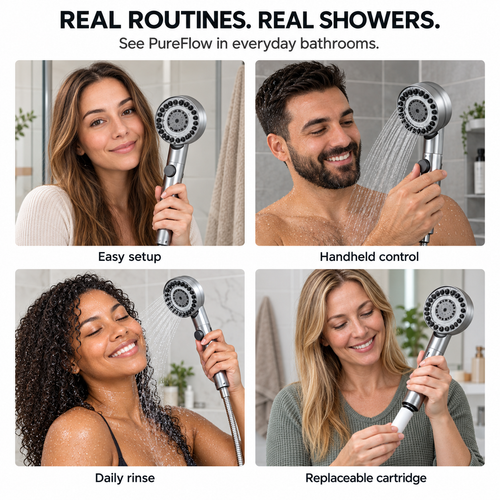 PureFlow™ Filtered Handheld Shower Head