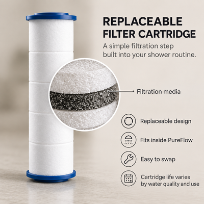 PureFlow replaceable filter cartridge